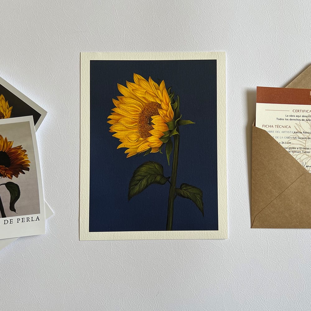 cuadro girasol paynes